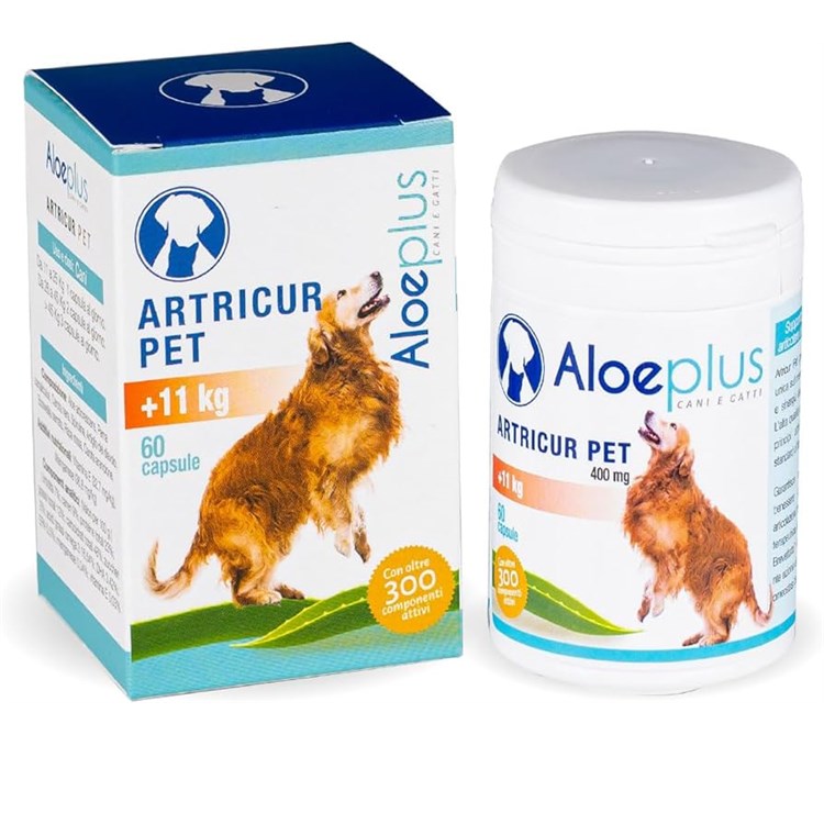 Aloeplus Artricur Pet +11 kg 60 Capsule Per Cani