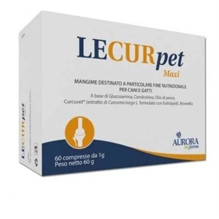 Aurora Biofarma Lecurpet Maxi 60 Compresse Cane Gatto