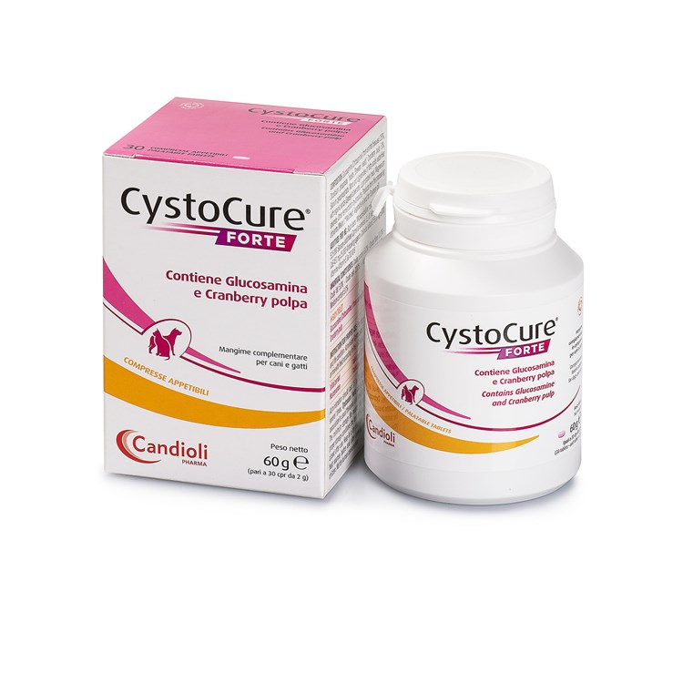 Candioli Cystocure Forte mangime completo 60 gr - 30 compresse da 2 gr