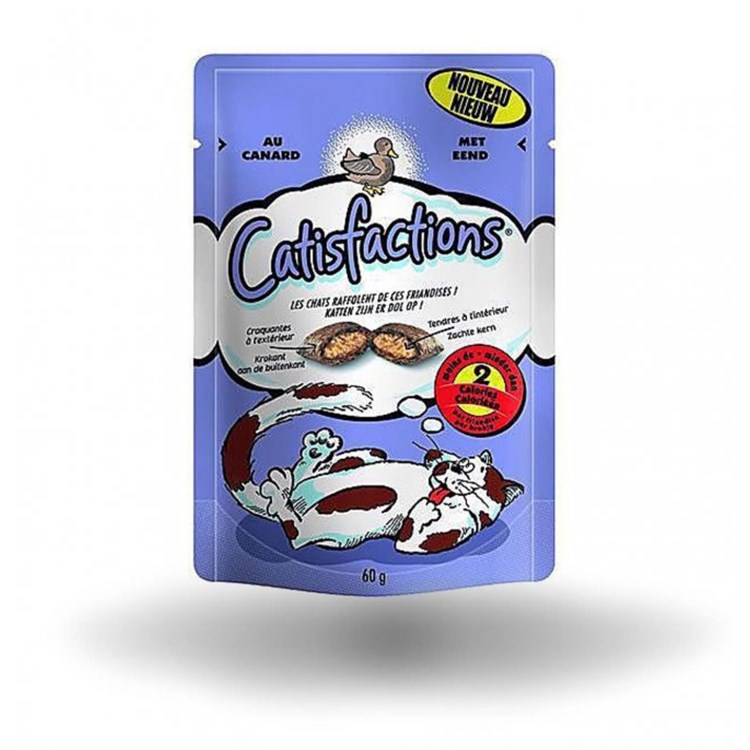 Catisfactions Snack Per Gatti 60 gr Anatra