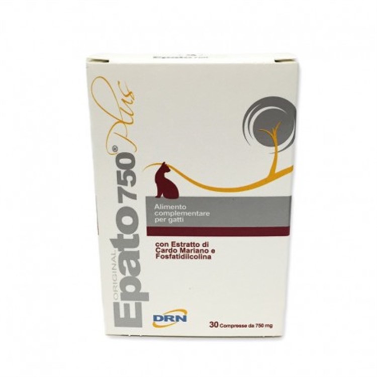 DRN Epato Plus 750 mg 30 Compresse Per Gatti