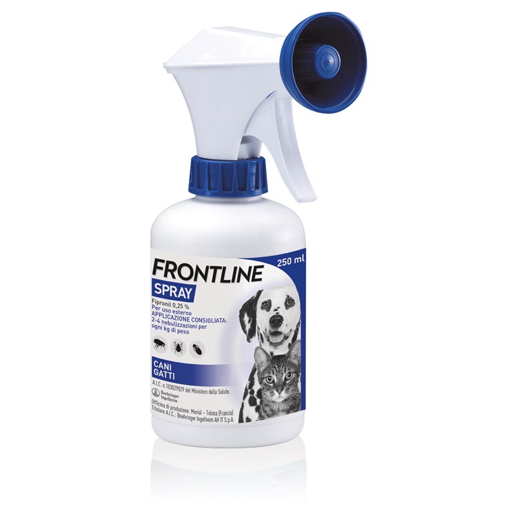 Frontline Spray 250 ml per Cani e Gatti