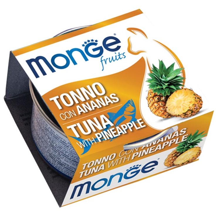 Monge Fruits Tonno Con Ananas 80 gr Per Gatti