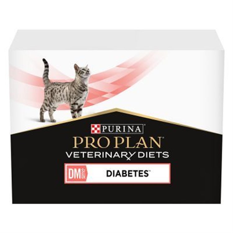 Purina Pro Plan Veterinary Diets DM Diabetes Management Manzo Bustina 85 gr Per Gatti
