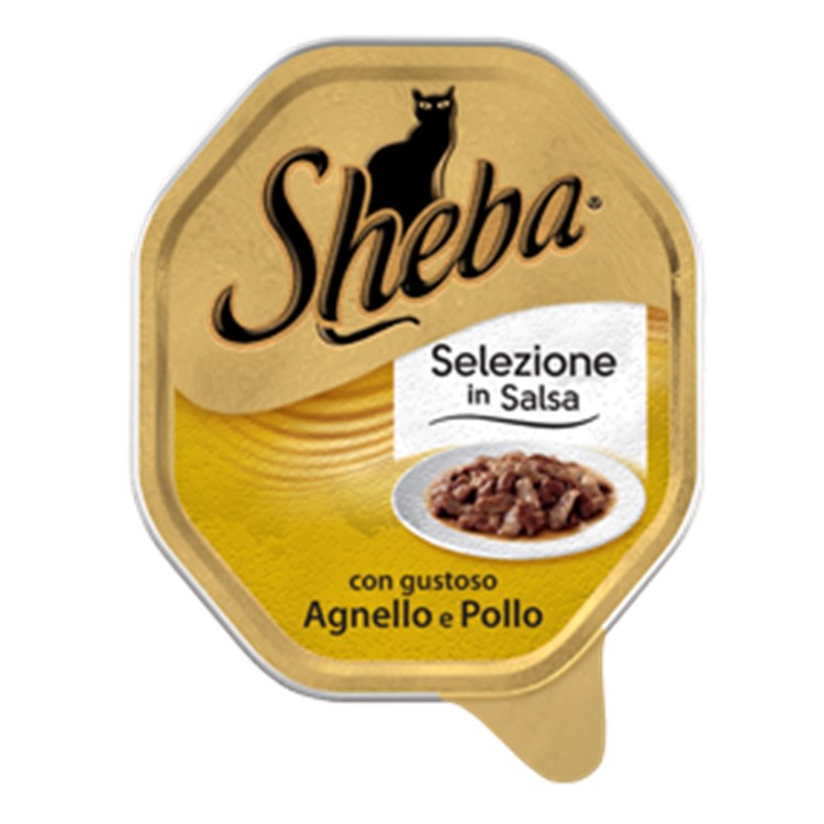 Sheba Agnello e Pollo in Salsa 85 gr