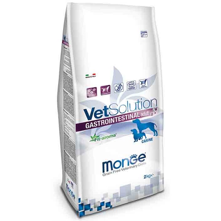 2 SACCHI Monge VetSolution GASTRO INTESTINAL Adult 12 kg Per Cani PREZZO A CONFEZIONE
