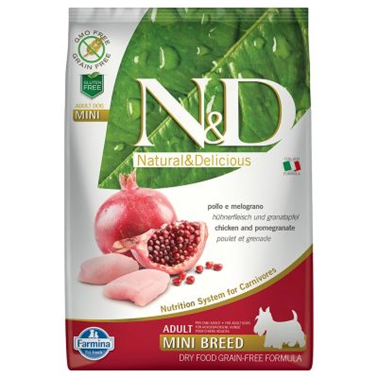 Farmina N/D Grain Free Adult Mini Pollo e Melograno 2,5 kg
