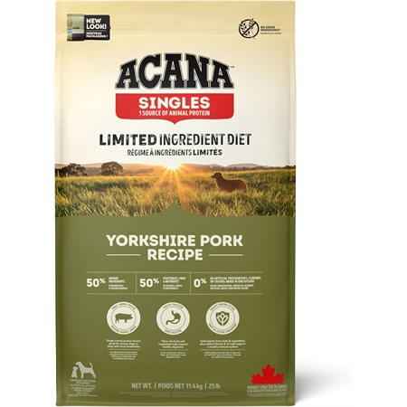 Acana Maiale e Zucca Dog Yorkshire Pork MonoProteico 11,4 kg Per Cane in Cani
