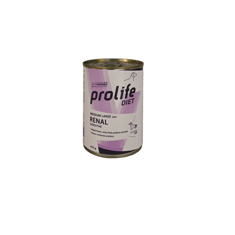 Prolife Dog Veterinary Renal Sensitive Maiale 400 gr Umido Cane