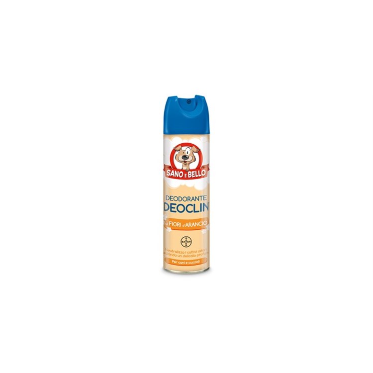 Elanco Sano e Bello Deodorante Deoclin Assorbiodore Fiori d\'Arancio 250 ml