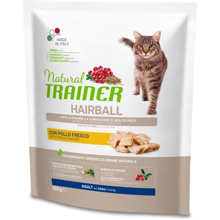 Trainer Hairball Control Solution Con Pollo 300 Gr Per Gatti in Gatti