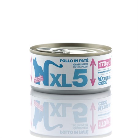 Natural Code XL 05 Tonno,manzo e riso integrale 170 gr Per Gatti in Gatti