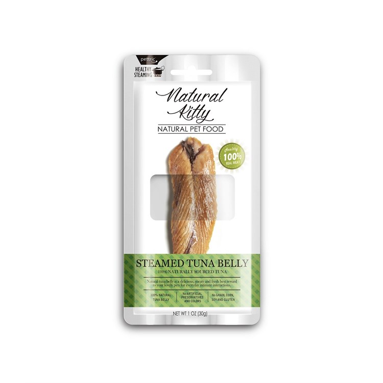Natural kitty ventresca di tonno al vapore 30 gr