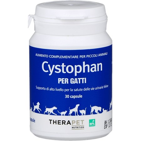 Therapet Cystopatic 30 Capsule Apribili Ex CystoPhan in Cani