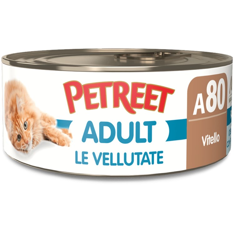 Petreet Vellutate Vitello 70 gr A80 Scatoletta Umido Gatto
