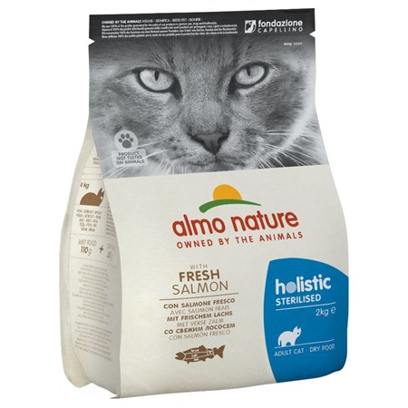 Almo Nature Sterilised Salmone 400 gr Crocchette Gatti in Gatti