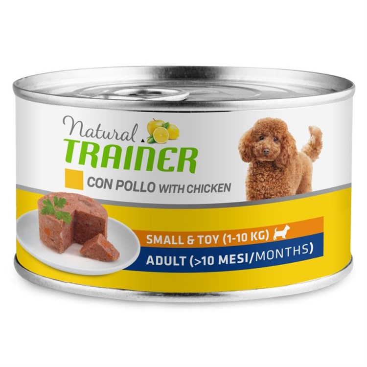 Natural Trainer Small Toy Adult Pollo 150 gr Umido Cane