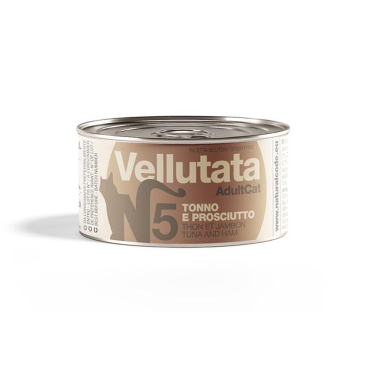 Natural Code Vellutata 05 Tonno Prosciutto 85 gr Per Gatti