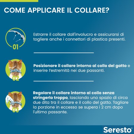 Collare Seresto Per Gatti Antiparassitario Elanco in Gatti