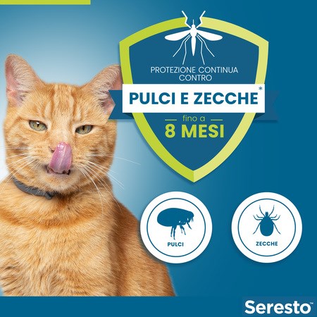 Collare Seresto Per Gatti Antiparassitario Elanco in Gatti