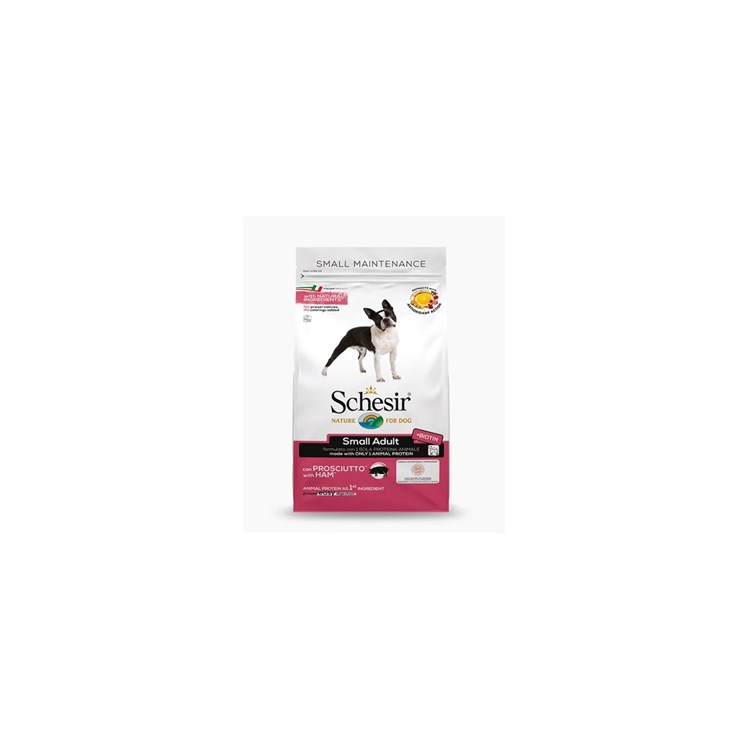 SCHESIR DOG SMALL MAINT PROSCIUTTO 800 G R