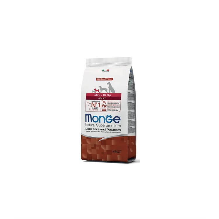 MONGE DOG ADULT MINI AGNELLO 7,5KG