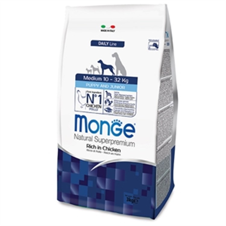 Natural Superpremium Medium Puppy & Junior Ricco di Pollo