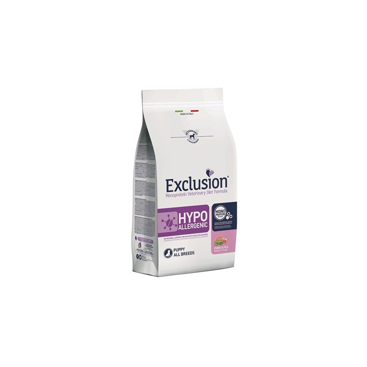 EXCLUSION HYPO PUPPY MAIALE E PISELLI 2  KG