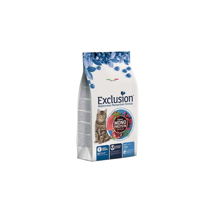 EXCLUSION MEDITERRANEO GATTO ADULT TONNO 1,5 KG