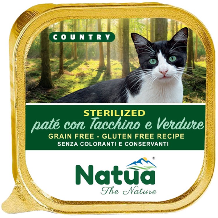 Country Adult Cat Sterilizzato Pat Tacchino e Verdure