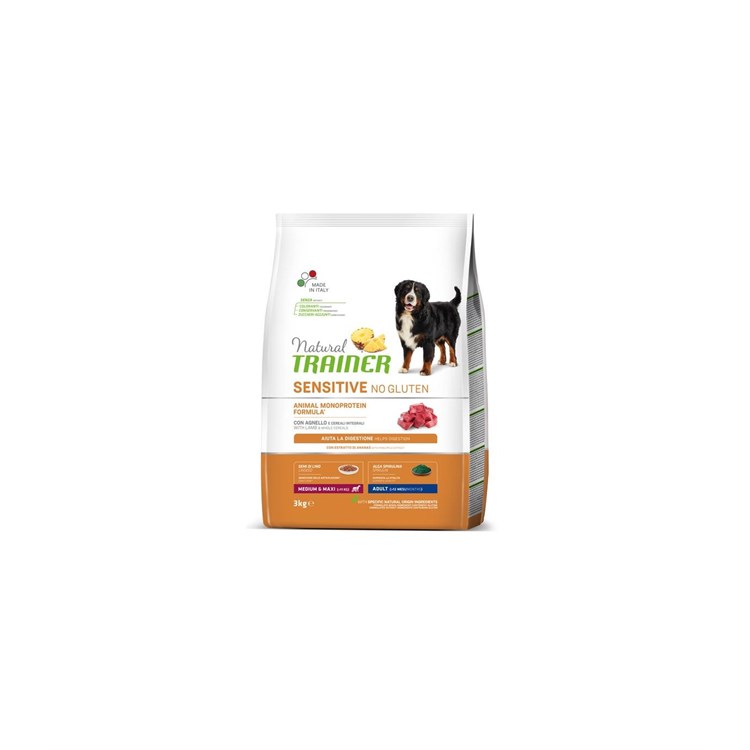 NT SENSIT NO GLUTEN AD. M/M AGNELLO 3 KG