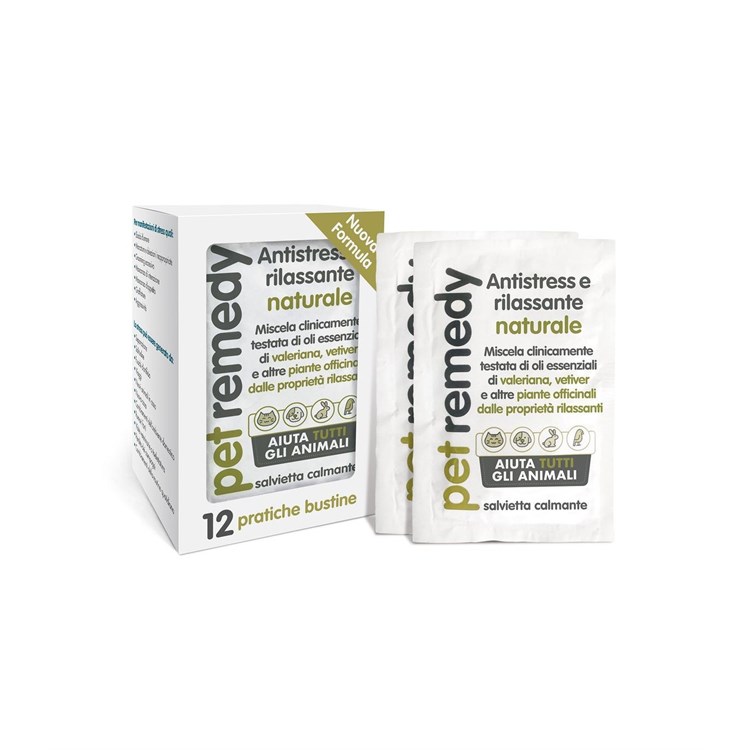 PET REMEDY SALVIETTE 12 BUSTINE