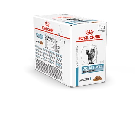 Royal Canin Sensitivity Control Pollo 85 gr Bustina Umido Gatto in Gatti