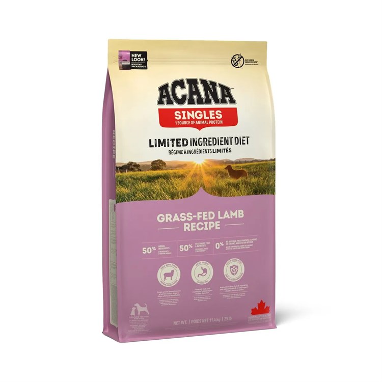 Acana Agnello e Mela Dog 11,4 Kg Grass Fed Lamb MonoProteico Per Cane