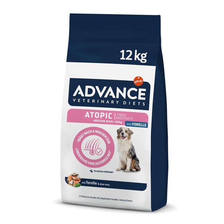 Advance Veterinary Diets Atopic Trota Medium Maxi Cane 12 kg