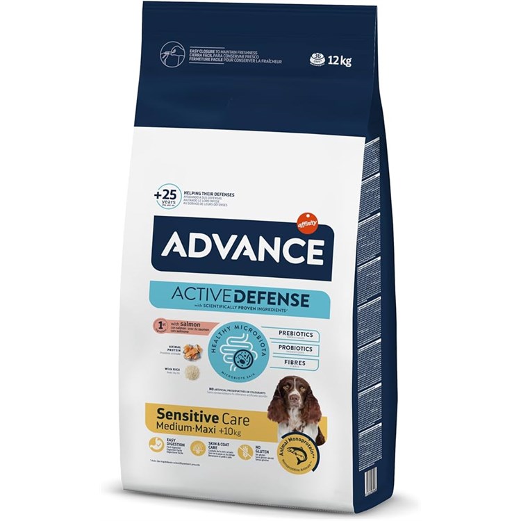 Advance Veterinary Diets Sensitive Medium Maxi Con Salmone e Riso 3 kg