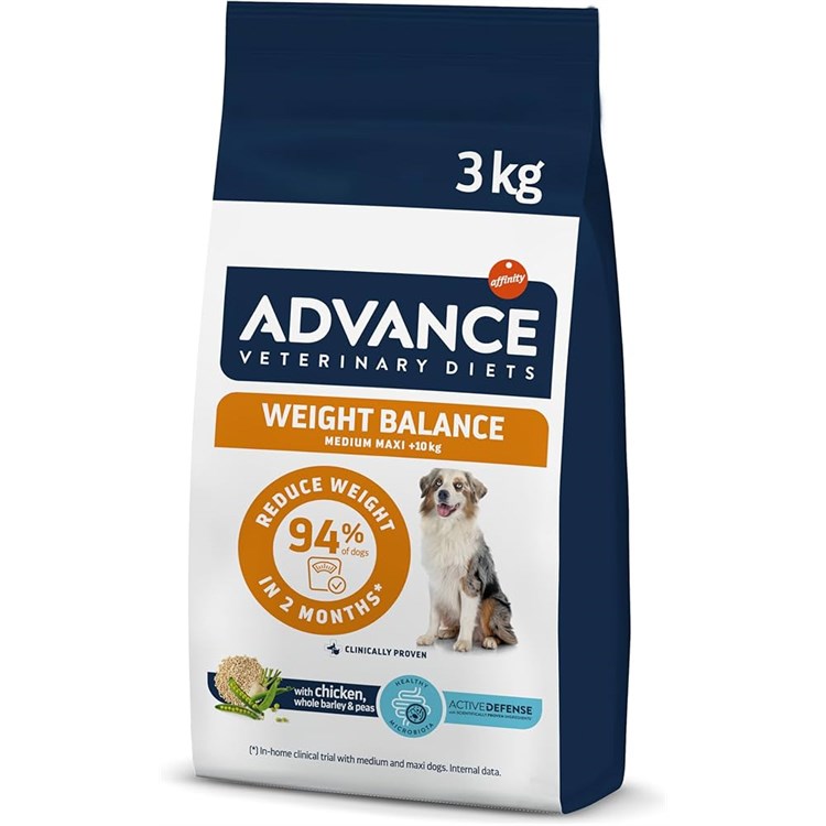 Advance Veterinary Diets Weight Balance Medium Maxi + 10 kg 3 kg