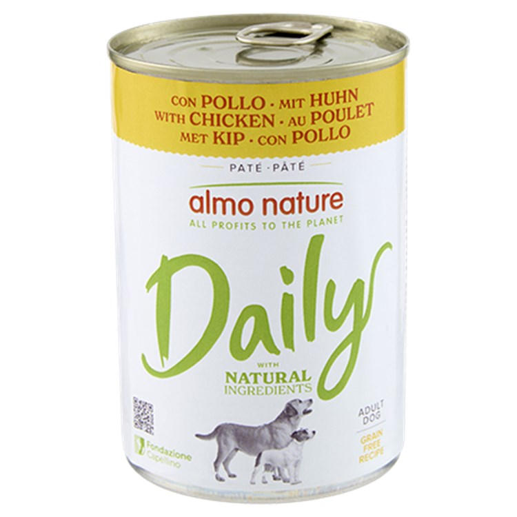 Almo Nature Barattolo Daily Menu Pollo 400 gr Cane