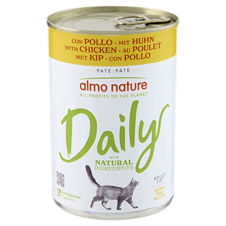 Almo Nature Daily Pollo 400 gr Barattolo Umido Per Gatti
