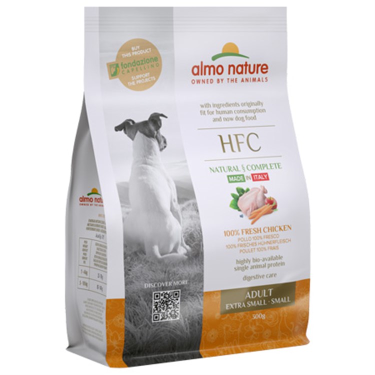 Almo Nature HFC Adult XS S Extra Small - Small Pollo 1,2 kg Cane