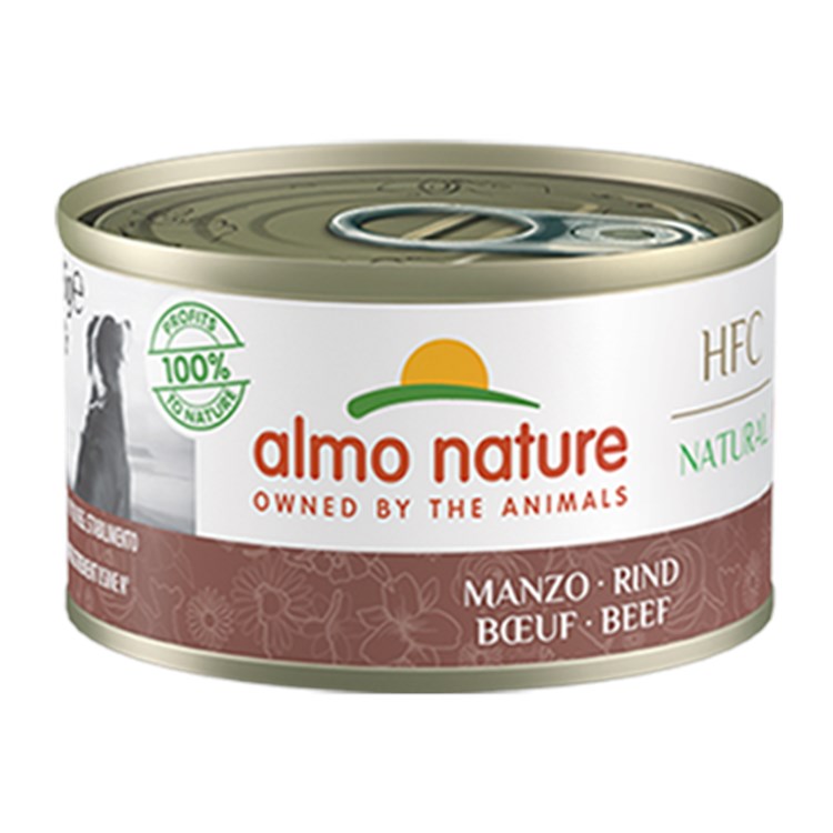 Almo Nature HFC DOG Manzo Con Patate e Piselli 95 gr Umido Cane
