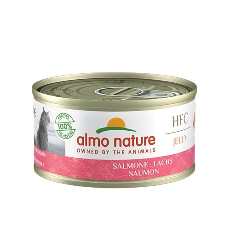 Almo Nature Hfc Jelly Salmone 70 gr Cibo Per Gatti