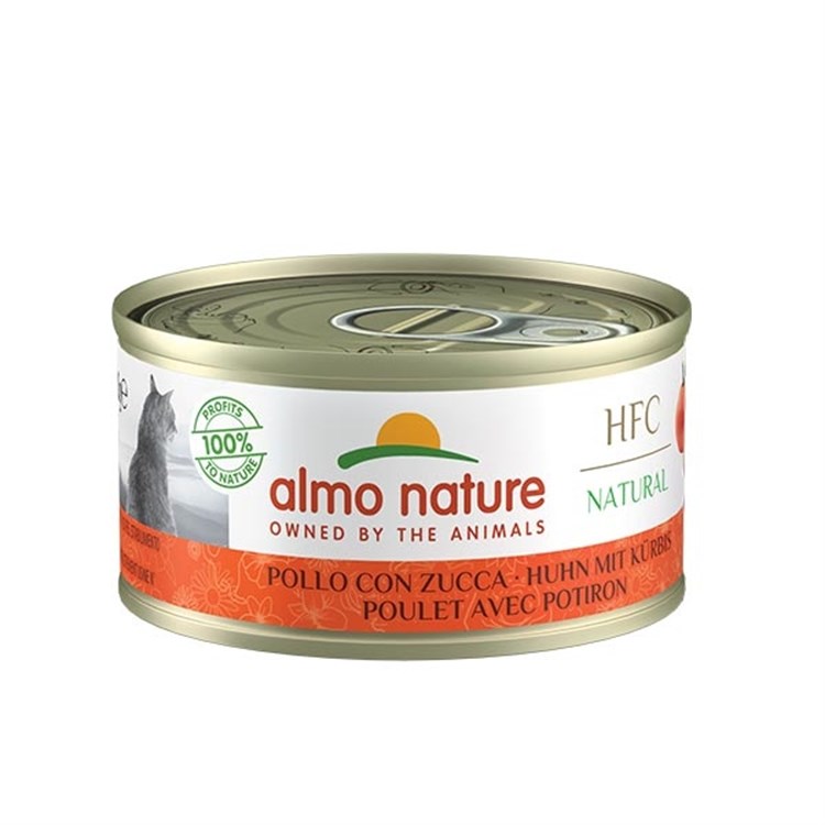 Almo Nature Hfc Natural Pollo Con Zucca 70 gr Per Gatti