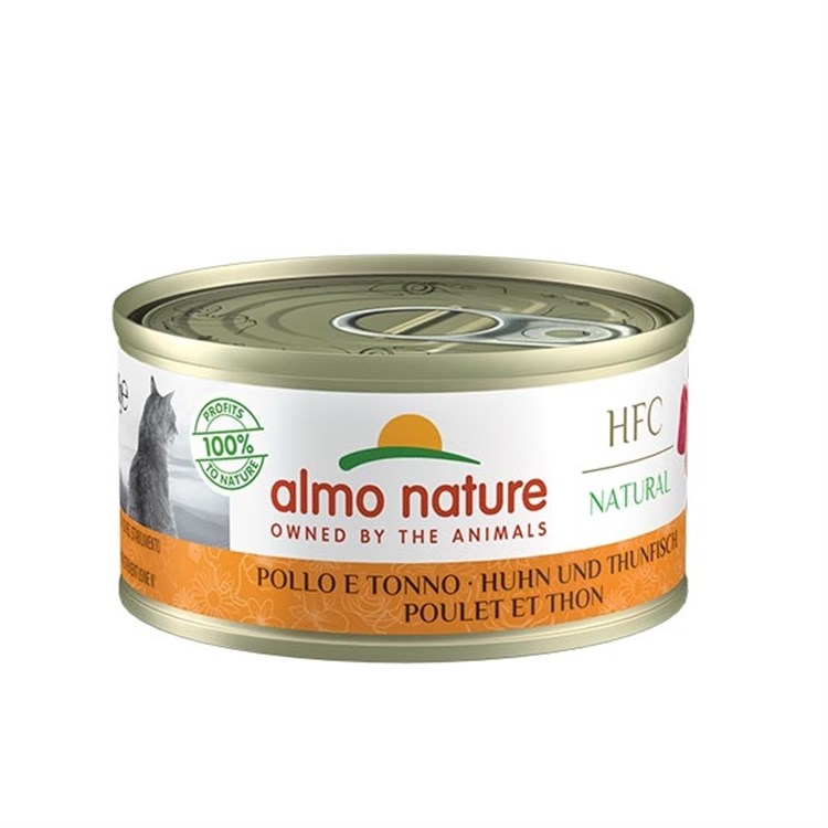 Almo Nature Hfc Natural Pollo e Tonno 70 gr Per Gatti