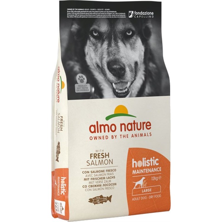 Almo Nature Holistic Adult Large Dog 12 kg Salmone e Riso per Cani
