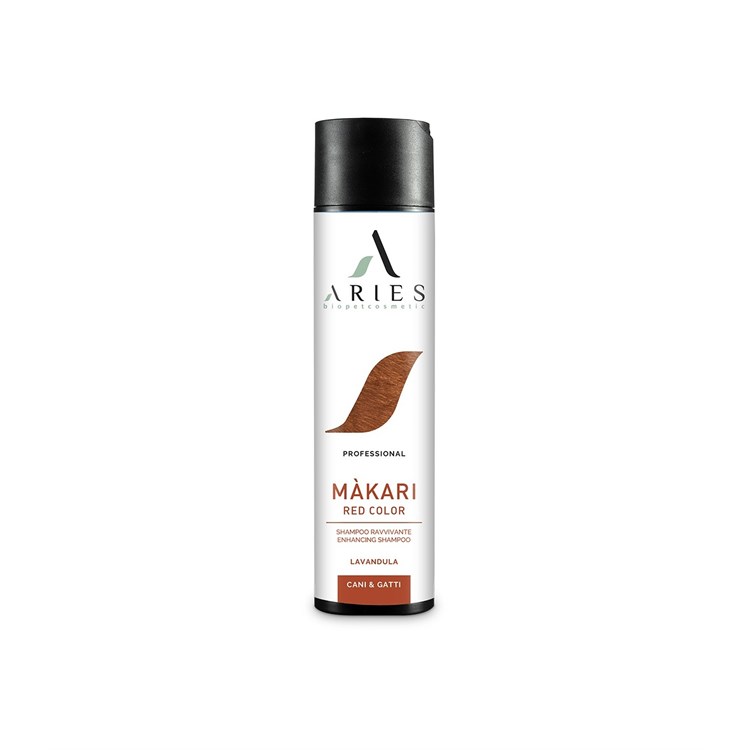 Aries makari red color shampoo ravvivante lavandula 250 ml