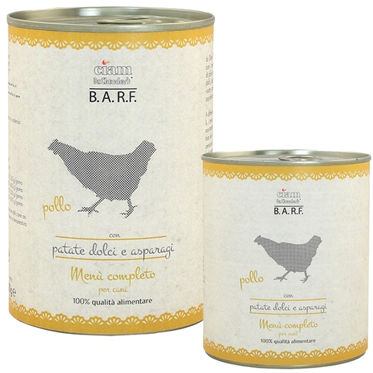 Barf Menu Completo Trito di Pollo per Cani