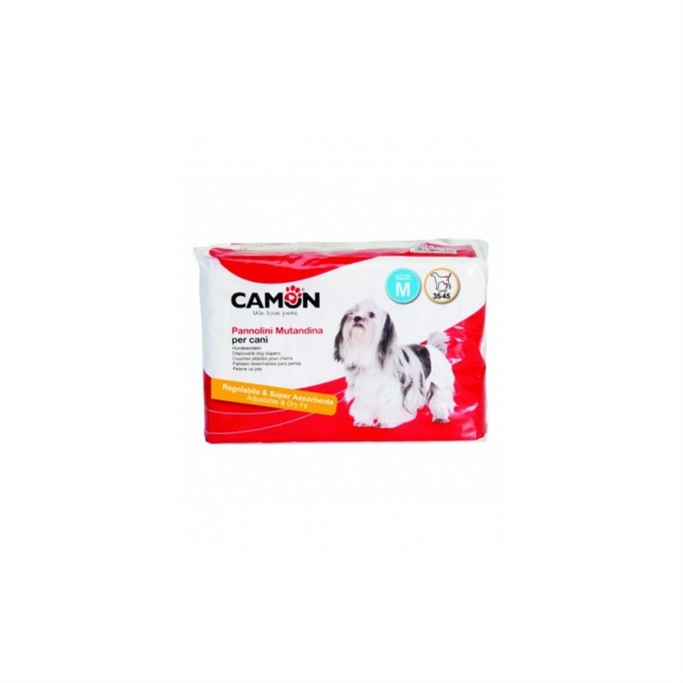 Camon 12 Pannolini Mutandina Taglia M Per Cani Femmina