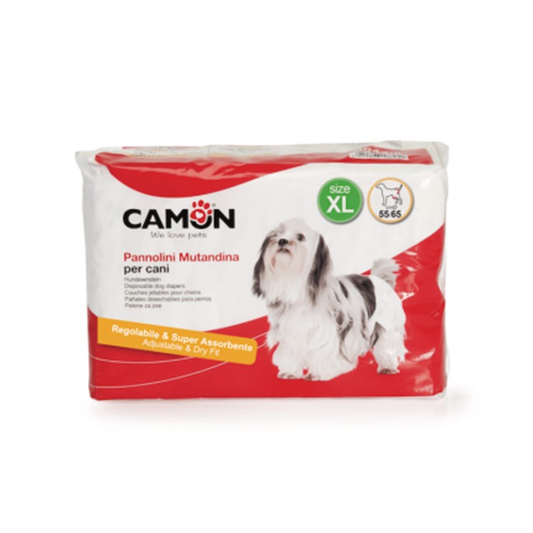Camon 12 Pannolini Mutandina Taglia XL Per Cani Femmina