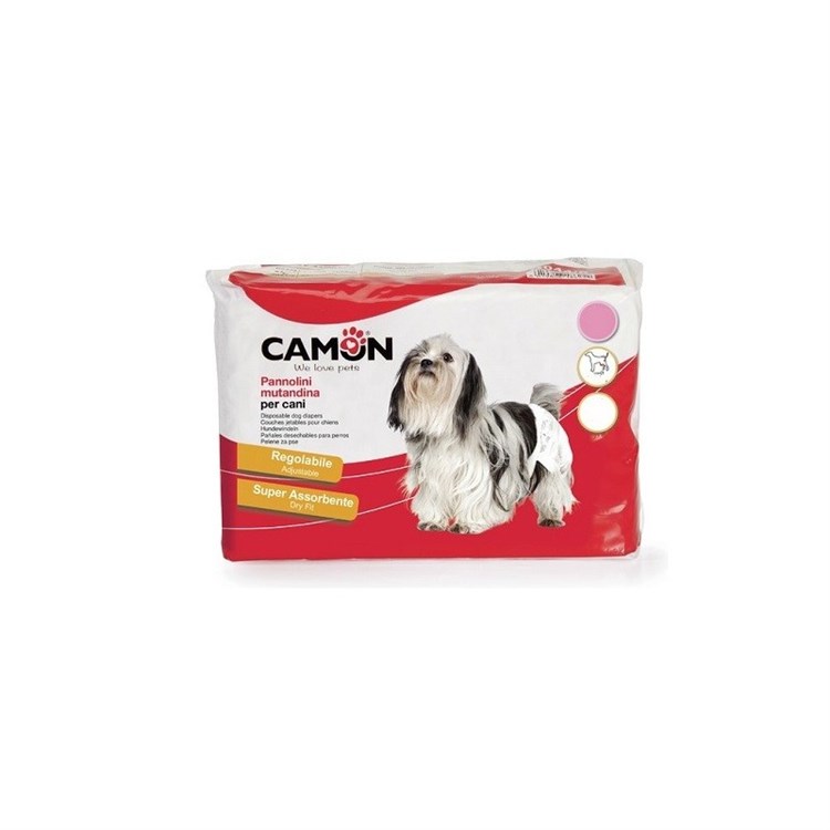 Camon 12 Pannolini Mutandina Taglia XS Per Cani Femmina